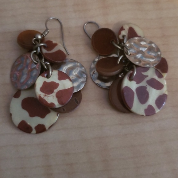 BUNDLE ONLY Brown Toned Earrings - Picture 3 of 6